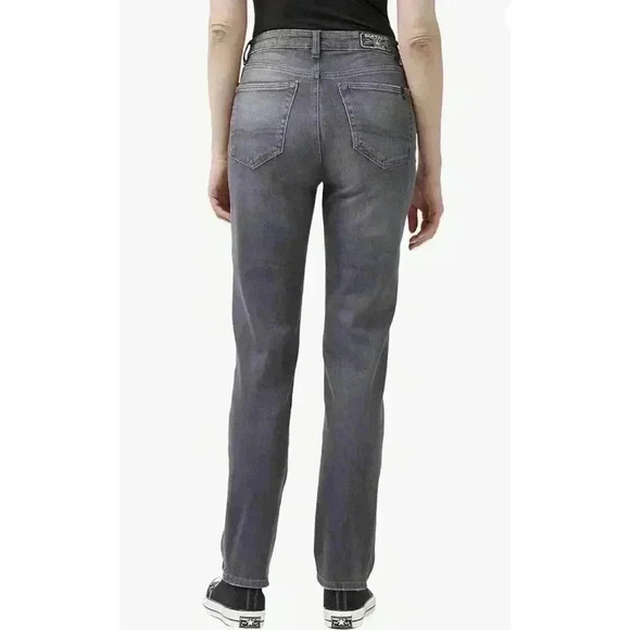 Buffalo David Bitton Jayden Jeans Women’s 28 Gray High Rise Straight Stretch $99 - Picture 6 of 6